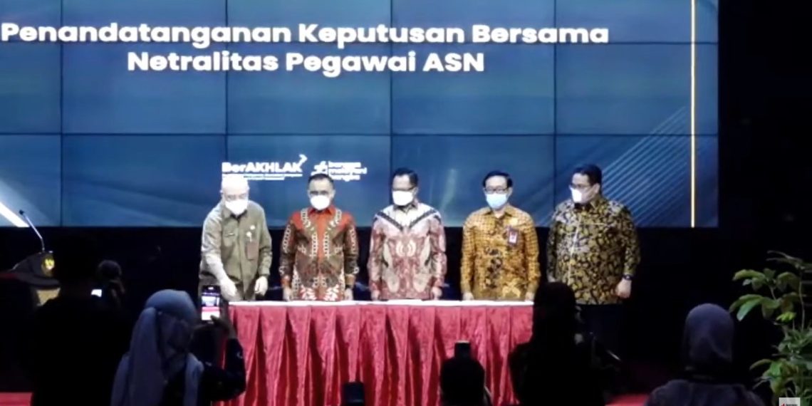 5 Instansi Negara Kawal Netralitas ASN dalam Pemilu 2024